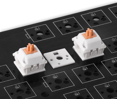 YIMAGUJRX RUNJRX Keyboard PE Switch Pads, 0.5mm Thick PE Dampening foam keyboard for 61/64/87/100/104/108 Hot Swap Gaming Keyboard 120Pcs?White?...