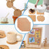 BENECREAT 10 PCS Cork Board, 12x12 Inch Square Cork Coasters, 2mm Thick Sand Brown Cork Sheet, Insulated Cork Sheet for Bulletin Boards, Wall Deco...