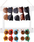 Sunglasses Organizer Wood Storage Eye Glasses Holder for Home Wall Mounted,Sunglasses Rack Home Wall Hanging Storage Organizer (2pcs White)...