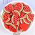 50 Pack Fruit Vegetable Plastic Charms Resin Flatbacks Buttons Beads Polymer Clay Beads for Miniature Fairy Garden Hair Acscessories Home Decorati...
