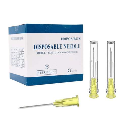 20 Gauge 1 inch Needle (100 Pack) Luer Lock Industrial Dispensing Accessories, Individual Package...