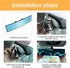 Rear View Mirror for Car, 12.1 inch Interior Clip-on Panoramic Convex Rearview Mirrors, HD Anti Glare Wide Angle and Reduce Blind Spot, Universal ...