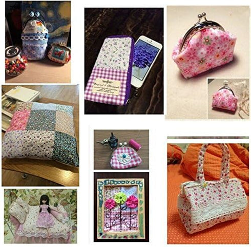 60 Pcs 4" x 4"(10cm x 10cm) Assorted Craft Fabric Bundle Squares Patchwork Fabric Sets for DIY Sewing Scrapbooking Quilting Dot Pattern...