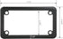 GG Grand General 60394 Matte Black Powder Coated Motorcycle Plain License Plate Frame...