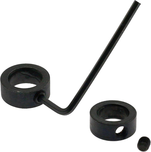 7PCS Drill Stop Bit Collar Set 1/8", 3/16", 1/4", 5/16", 3/8", 7/16", 1/2" with Allen Wrench to Tighten The Stops Set-Screws, Locator Limit Ring, ...