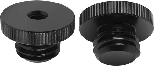 1/4 to 5/8 Screw Tripod Adapter LUORNG 5/8 Inch Male to 1/4 Inch Female Threaded Screw Adapter for Tripod Laser Level Adapter, Black...