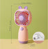JIAN HAO Portable Handheld Fan with USB Charging, Pink, Small Electric Fan for Home Office Use (White)...