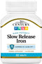 21st Century Slow Release Iron Tablets, 60 Count PACK OF 2 - Packaging May Vary...