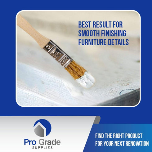 Pro Grade - Chip Paint Brushes - 96 Ea 1/2 Inch Chip Paint Brush Light Brown...