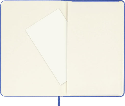 Moleskine Classic Notebook, Hard Cover, Pocket (3.5" x 5.5") Plain/Blank, Hydrangea Blue, 192 Pages...