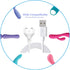 Magnetic USB DC Charger Cable 2.7ft Replacement Charging Cord for Rechargeable Toys Massagers Electric Toothbrush (7MM)...