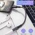 Elebase USB Type C to 3.5mm Adapter,1/8 Inch Headphone Jack Audio Aux Converter for Samsung Galaxy Z Fold Flip,S22 S23 S24,Note 10 20,Tab,iPhone 1...