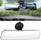 Car Rear View Mirror with Suction Cup, Anti Glare Wide Angle HD Auto Inside Rearview Mirror, 360 Degrees Adjustable Reduce Blind Spots, Universal ...