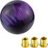 Arenbel Car Shifter Lever Knobs Round Gear Shift Stick Racing Handles Fit Most Manual Auto Vehicles, Purple...