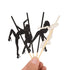 Donoter 48 Pcs Pole Dancing Cupcake Toppers Pole Dancers Cake Picks for Bachelorette Party Birthday Decorations...