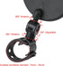 Cosmos 2 Pcs Bike Mirror Cycling Rear View Mirror HD Glass Convex Mirror 360 Degree Adjustable Rotatable Bicycle Handlebar Mirror Wide Angle Safet...