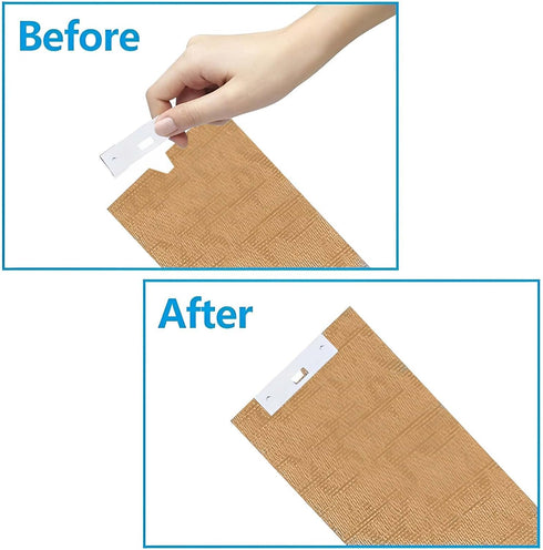 20 PCs Vertical Blind Repair Vane Metal Blind Repair Tabs Vertical Blinds Replacement Blind Fixer Tabs Blinds Repair Kit Vertical Blinds Replaceme...