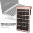 22 Keys Numeric Keypad, Portable 0.25MA 3V Wireless Mini Keyboard Compatible with Bluetooth 5.0 Wireless Mini Ergonomic Keyboard for Laptop Deskto...