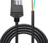 Goupchn 4-Way Trailer Wiring Harness 18AWG 6.56ft 4-Pin Trailer Connector to 4 Flat Trailer Wire Extension Cable...