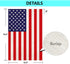 Burlap American 4th of July Garden Flag, United States Stars and Stripes Patriotic US Garden Flag, Double Sided, Perfect Decor for Outdoor Yard Po...