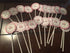 100Pcs 6 Inch Cake Pop Sticks, White Paper Lollipop Sticks, Paper Treat Sticks for Cookies, Candy, Chocolate, Cake Topper...