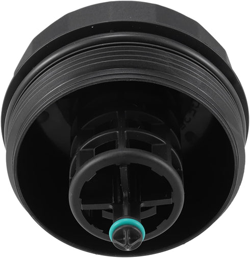 X AUTOHAUX Black Car Oil Engine Filter Housing Cap Cover for BMW 128i 135i 228i 320i 328i 335i X1 X3 11-42-7-525-334...