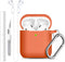 Lerobo Airpods Case Cover, with Cleaner Kit and Magnetic Airpod Strap Anti-Lost Cord Sports Lanyard,Soft Slicone Cover Compatible with Apple AirPo...