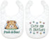 Tobin Under The Covers Stamped for Cross Stitch Baby Bibs Kit...