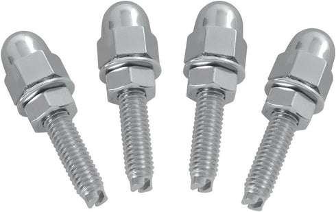 GG Grand General 50511 Chrome Acorn Nut Set- Bulk Pack Set of 4...