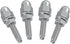 GG Grand General 50511 Chrome Acorn Nut Set- Bulk Pack Set of 4...