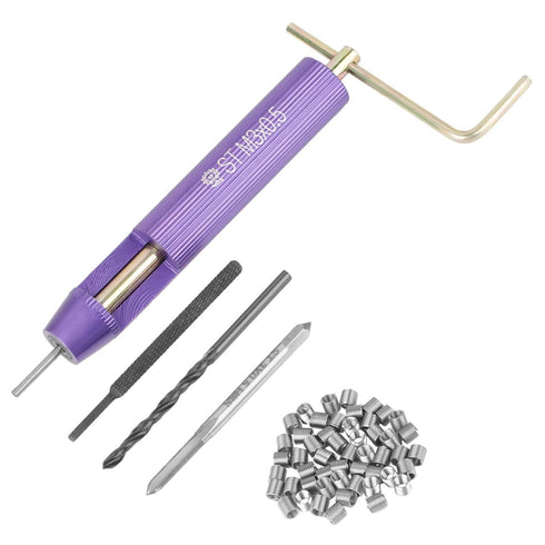 50pcs Thread Repair Installation Kit Stainless Steel Helicoil Type Set (M3 x 2D)...