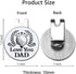 HafhueLove You Dad Golf Ball Marker with Magnetic Hat Clip, Funny Golf Accessories and Golf Gifts for Men Women Husband Wife, Birthday for Golfer ...