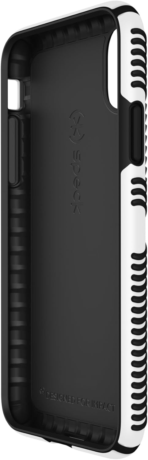 Speck Products Presidio Grip Case for iPhone XS/iPhone X, White/Black...