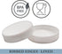 Cornucopia Brands White Plastic Standard Mason Jar Lids (24-Pack); Regular Mouth Lined Storage Caps...