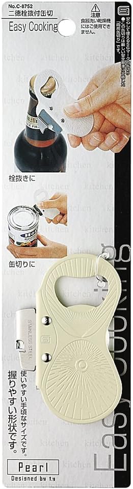 Pearl Metal C-8752 Easy Cooking Can Opener with Nitoku Bottle Opener...