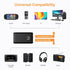 ?Upgraded? Aux Bluetooth 5.0 Adapter for Car, 2 in 1 Bluetooth Transmitter Receiver, Bluetooth Car Adapter for Hands-Free Call, 3.5mm Aux Bluetoot...