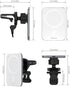 Magnetic Wireless Car Mount Charger, Qi Charging iPhone Wireless Car Charger Mag-Safe Phone Holder Charger Vent for iPhone 15/14/13/12 (No Cable)....