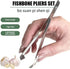 Fish Bone Tweezers Set, Stainless Steel Tweezer Peeling Clip, Garlic Tweezer Peeler Skin Remover Tool Precision Grip for Cooking Food Design Styli...