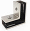 90 Degree Sleeve Over Shower Glass Clamp, Glass Shower Door Right Angle Connector for Bathroom or Showroom, 90 Degree Shower Glass to Glass Clamp,...