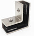 90 Degree Sleeve Over Shower Glass Clamp, Glass Shower Door Right Angle Connector for Bathroom or Showroom, 90 Degree Shower Glass to Glass Clamp,...
