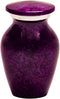 Purple Mist Keepsake Cremation Urn for Ashes, Aluminum, Purple Urn, Keepsake Sized Cremation Urn, 3 Inches High...