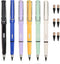 Pencils 6Pcs Inkless Pencils,Eternal And 6pcs Replacement Pencils Nibs,Unlimited Writing Pencil, Reusable Infinity Pencil With Eraser Writing Sket...