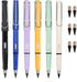 Pencils 6Pcs Inkless Pencils,Eternal And 6pcs Replacement Pencils Nibs,Unlimited Writing Pencil, Reusable Infinity Pencil With Eraser Writing Sket...