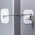 Fridge Lock,Refrigerator Locks,Freezer Lock with Key for Child Safety,Locks to Lock Fridge and Cabinets,White Fridge Lock...