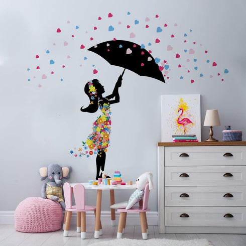 DEKOSH Baby Girl Nursery Decor | Peel & Stick Decorative Wall Decals for Teen Girl Bedroom...