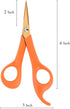 Micro-Tip Scissors, Precision Scissors, Pointed Sharp Titanium Blades, 6 Inch Craft Detail Scissors Ideal for Paper Cutting, Scrapbooking, Beauty ...