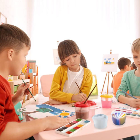 AFUNTA 3/5 Cavity Split Cups for Paint Pouring, Reusable Silicone Split Cup for Acrylic Pouring with 3 PCS Silicone Stir Sticks...