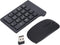 SUNGOOYUE Number Pad, Plug and Play 2.4GHz Wireless Technology 1200 DPI Sensitive Number Pad Mouse Combo for Home Office (Black)...