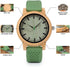 BOBO BIRD Mens Womens 44mm Big Neutral Bamboo Wooden Watch Unisex Japan Analog Quartz Green Silicone Strap Sports Casual Watches with Wood Box...