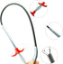 Plumbing Grabber Sink Grabber Flexible Claw Pickup Tool for Litter Pick, Drains, Home Sink, Toilet & Clean Dryer Vents (24inch)...